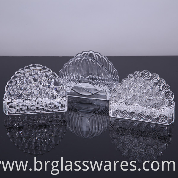 crystal glass napkin holder 4